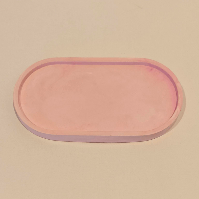 "Solune" Mini vase artisanal en gypse avec fleurs séchées – déco minimaliste  